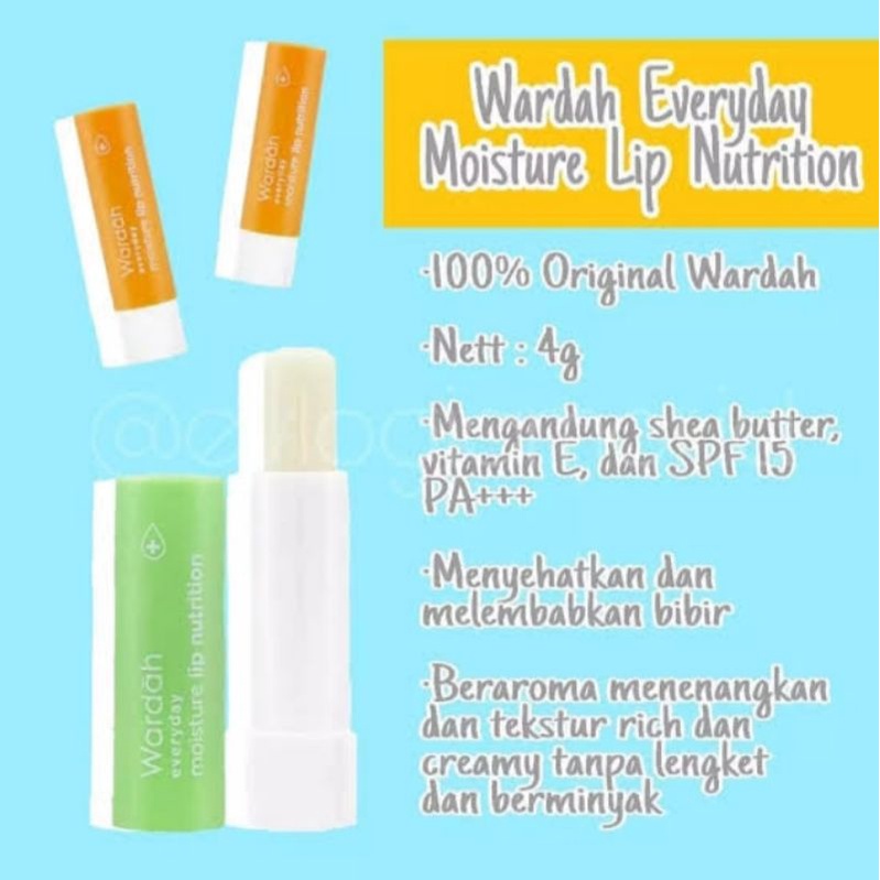 `ღ´ PHINKL `ღ´ ᘺᗩᖇᕲᗩᕼ Wardah everyday sheer lip balm