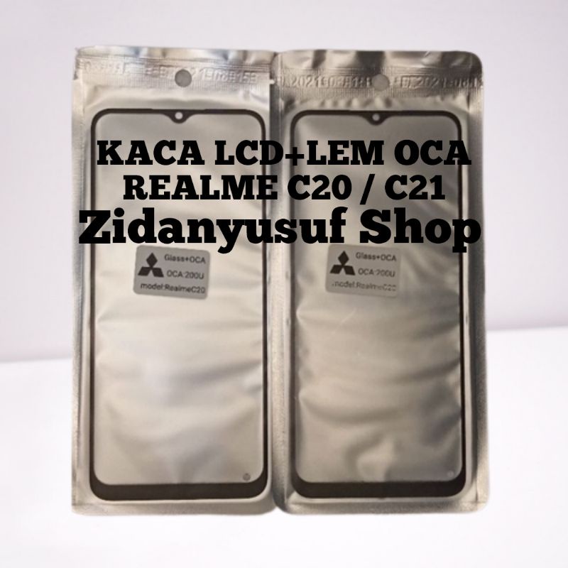KACA DEPAN KACA LCD+OCA REALME C20 / C21 / C11 2021 / NARZO 50I GLASS TOUCHSCREEN