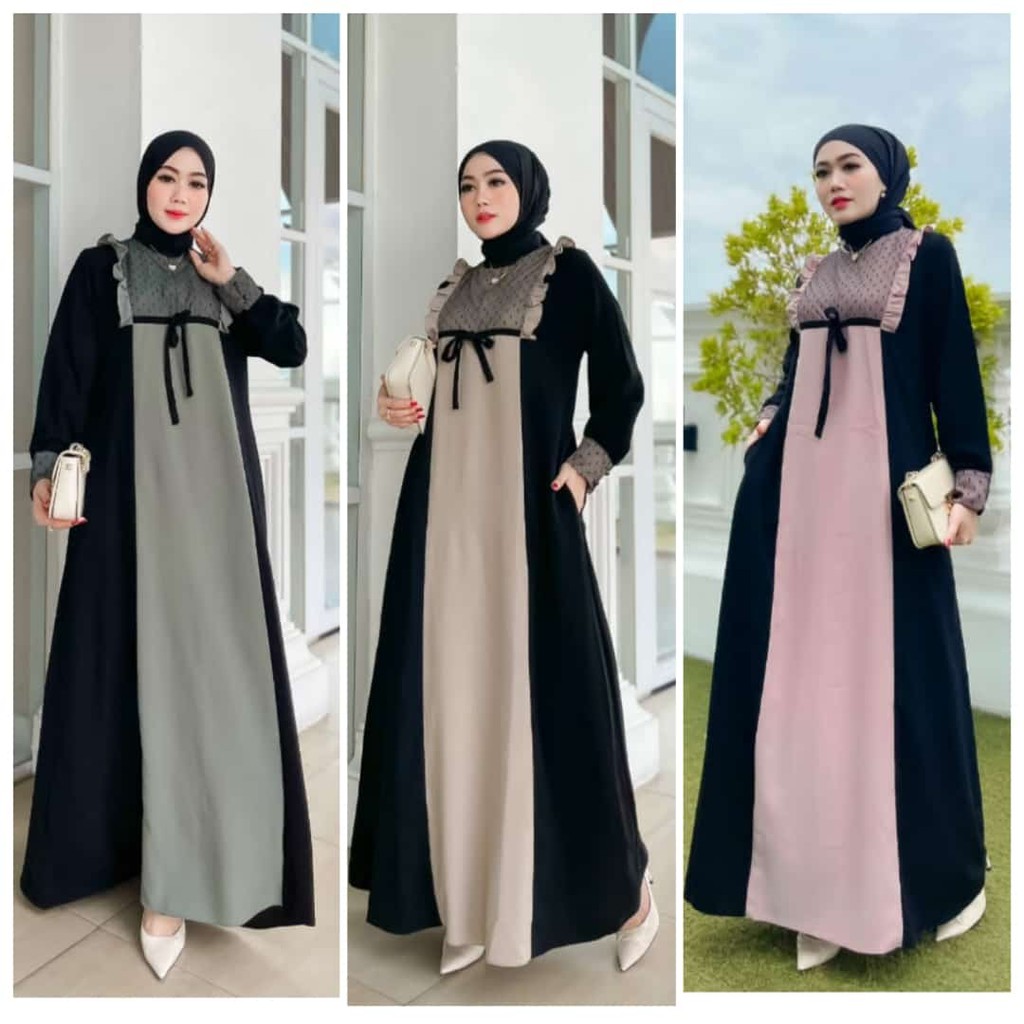 Alya dress gamis simpel