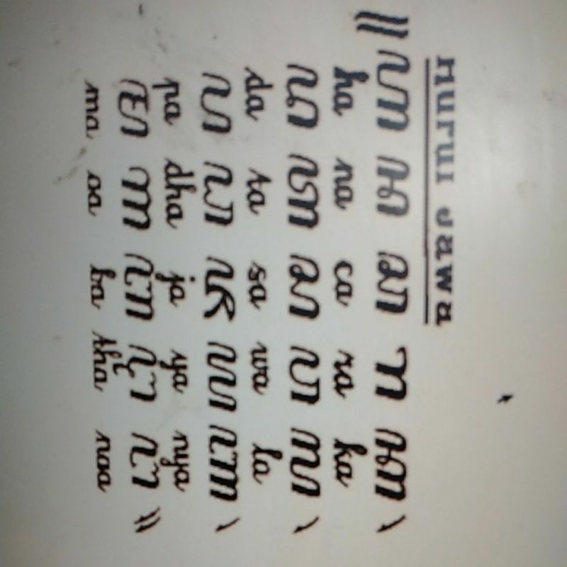 

sticker tulisan jawa