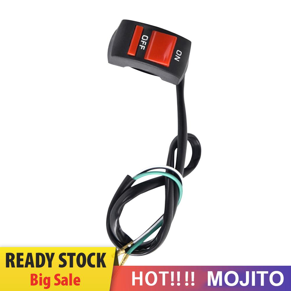 E-Bike Tombol On / Off Lampu Led Untuk Stang Motor
