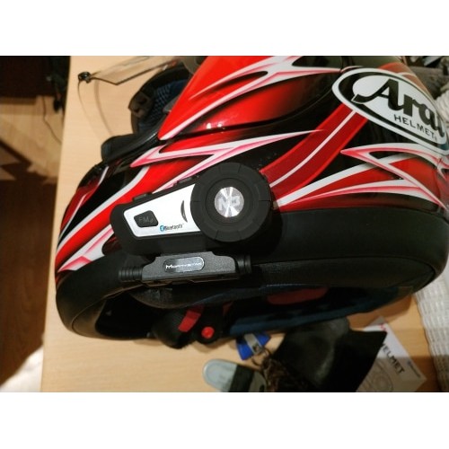 MORNYSTAR M3 Intercom Music GPS Telpon Bluetooth Headset For Helmet-6