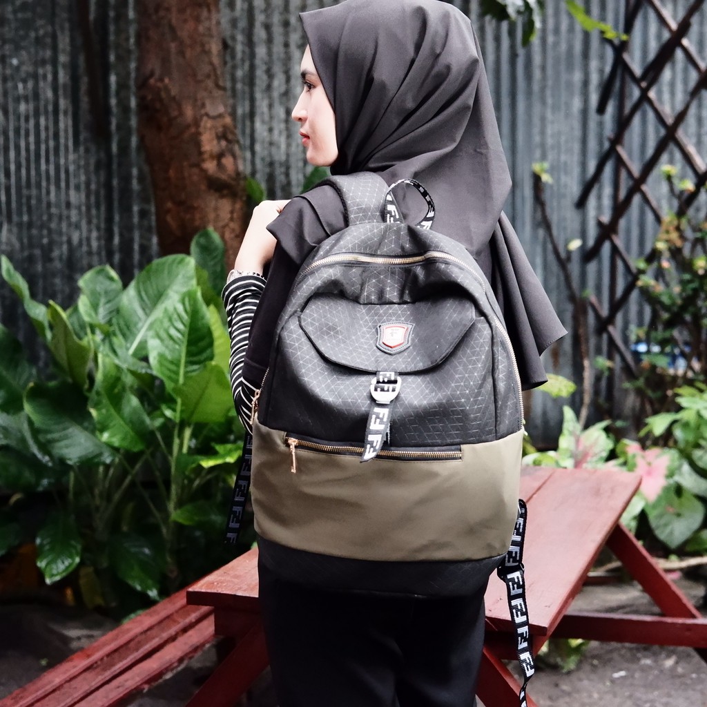 fooboo tas ransel backpack sekolah laptop pria wanita