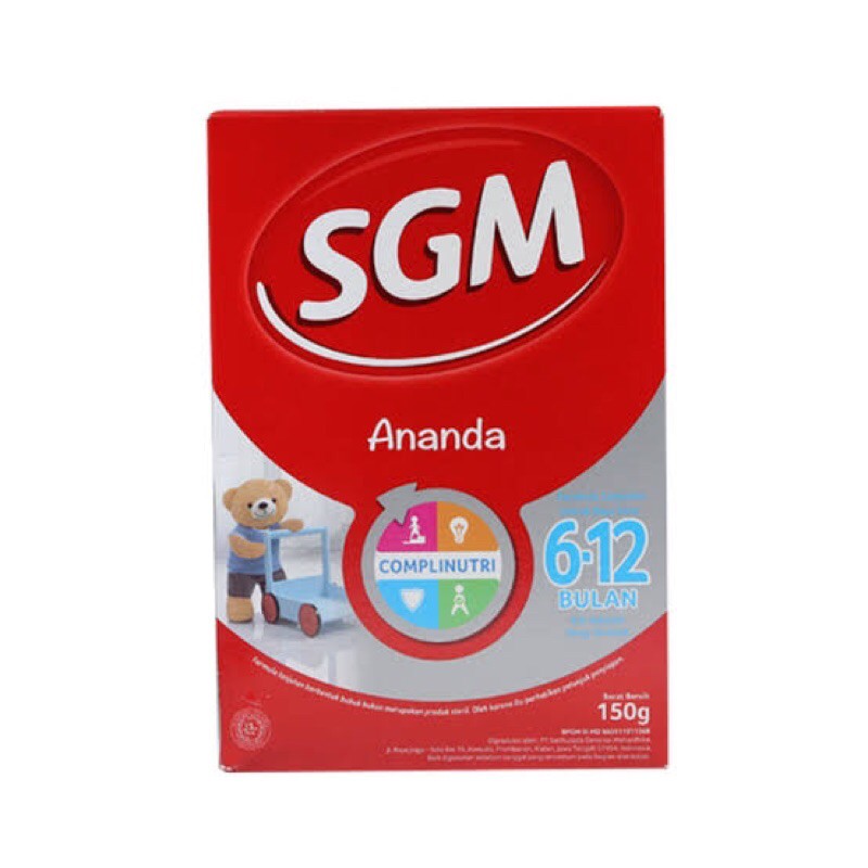 

SUSU SGM 6-12 BULAN 150 gram