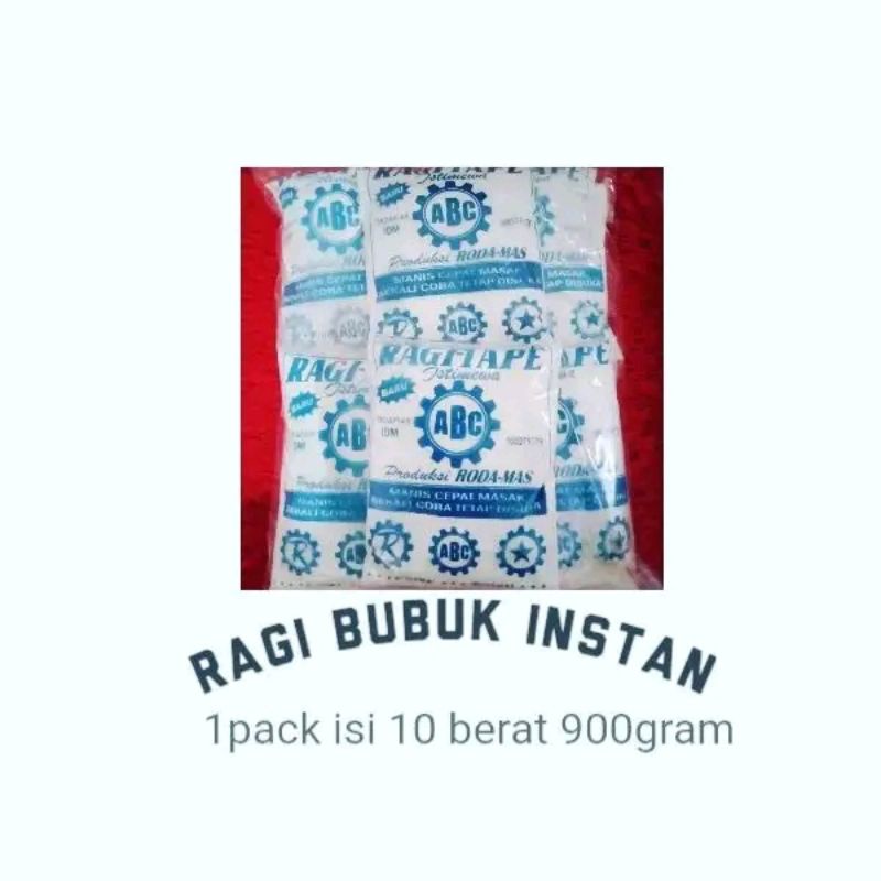 

Ragi instan..satu pack isi 10 sashet..