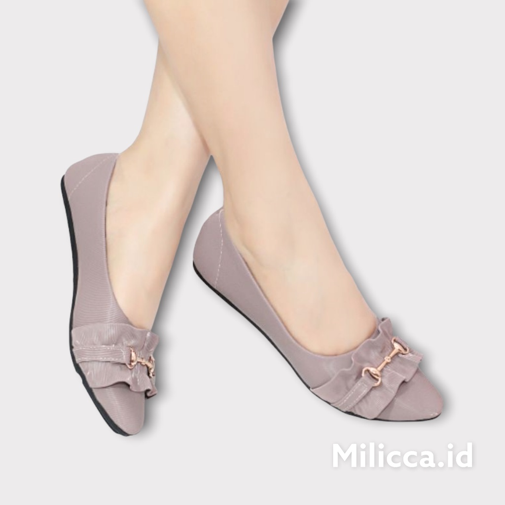 Milicca sepatu flat shoes wanita valsina