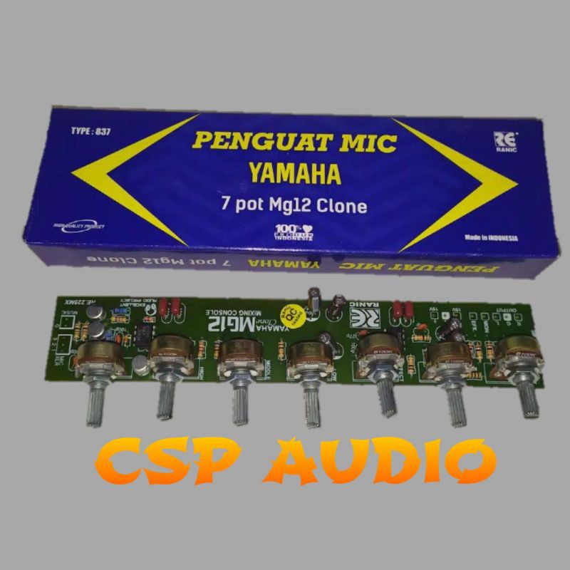 Kit penguat mic mixer Yamaha MG 12 clone