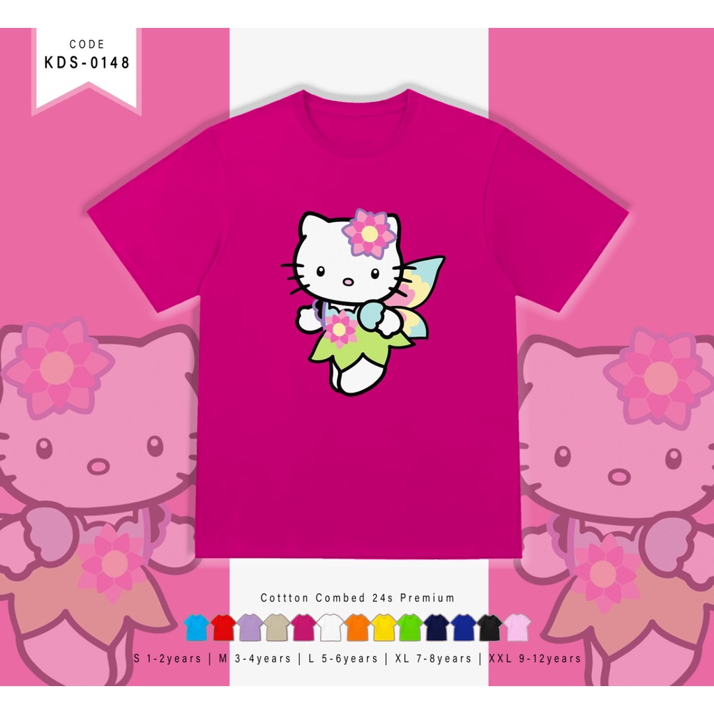 T-SHIRT / KAOS ANAK-ANAK TERMURAH BERGAMBAR HK FAIRY - TERIMA CUSTOM KAOS KELUARGA