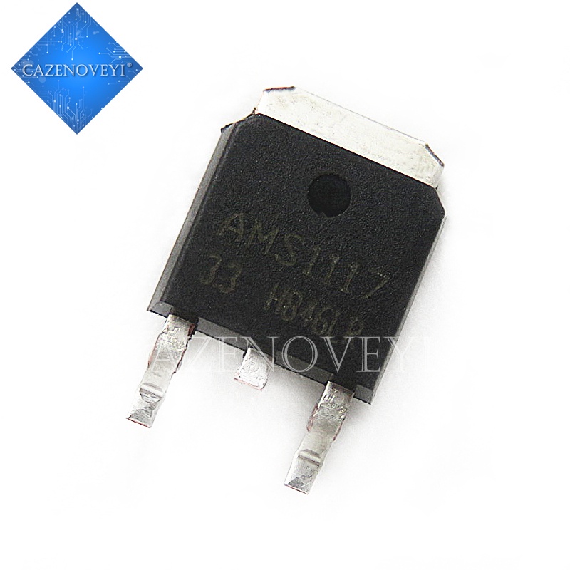 10pcs Ic Ams1117-3.3 Ams1117-Adj Ams1117Cd-Adj Ams1117 To-252