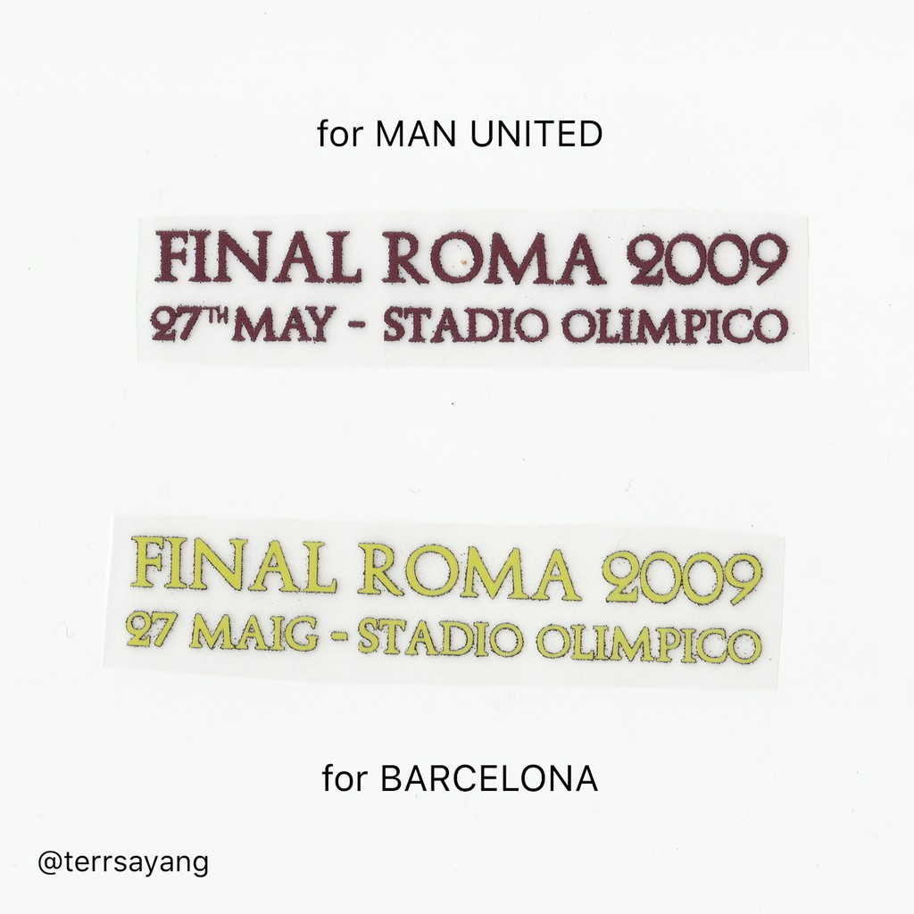 MDT Match Details Final UCL Roma 2009 (Barcelona v Man United)