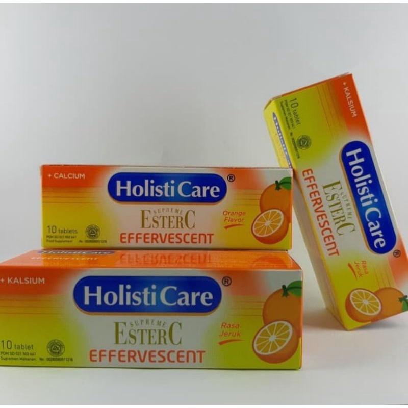 Ester C Effervescent Tablet Isi 10/ Ester C HolistiCare Effervescent