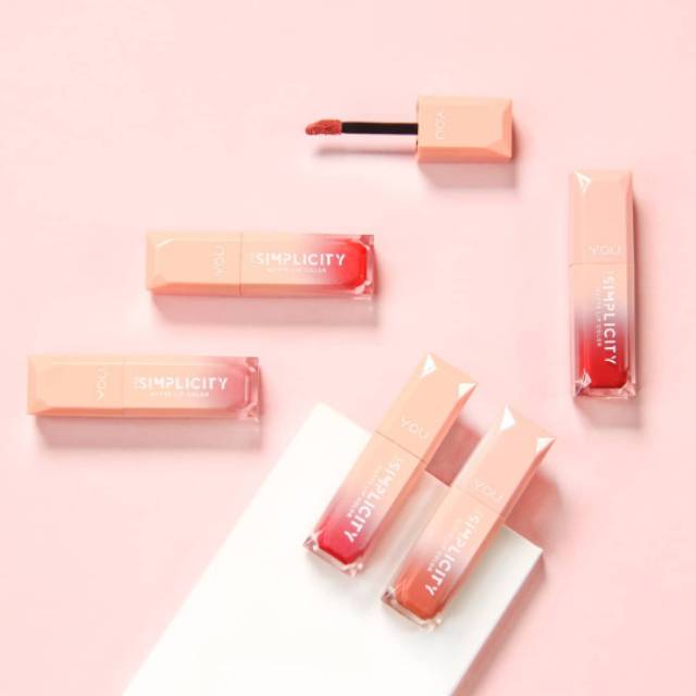 ⭐BAGUS⭐ THE SIMPLICITY MATTE LIP COLOR BY Y.O.U MAKEUPS / YOU LIP CREAM MATTE / LIPCREAM