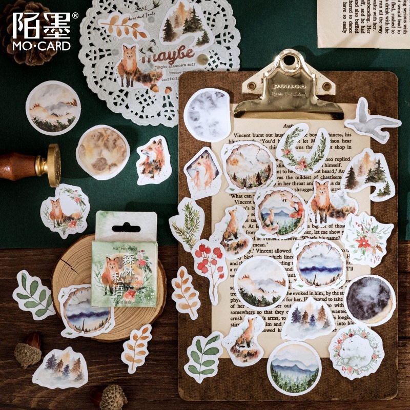 

Forest Whisper Flake Stickers Set