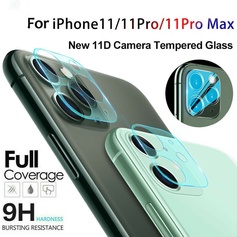 2pcs Tempered Glass Pelindung Lensa Kamera Belakang For Iphone 11 Pro Max X Xs Xr Max 12