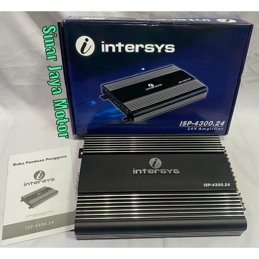 Intersys power amplifier mobil 4 Channel intersys ISP-4300.24