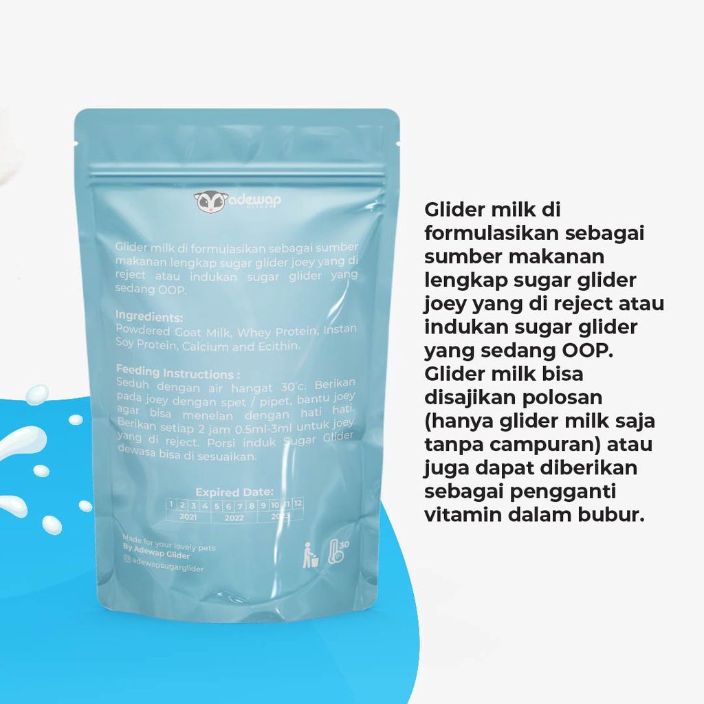 ADEWAP GLIDER Sugar Glider Milk Susu Sugar Glider - 50Gr
