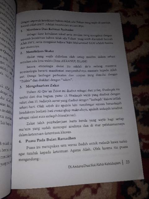 Diantara dua sisi ahir kehidupan