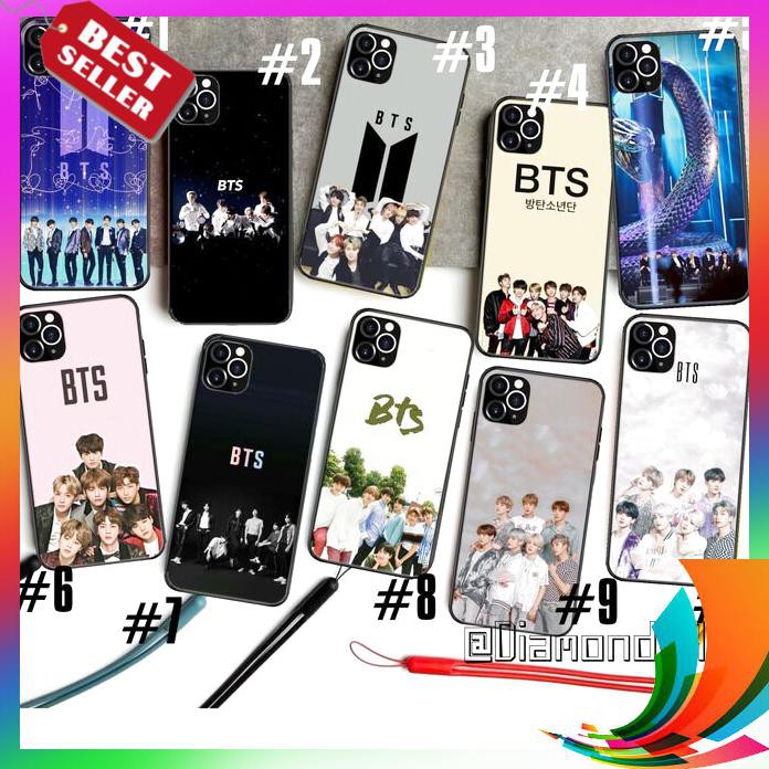 【TERBARU】 Case Hp Glass Motif Bts 3 Premium Case Oppo A1K