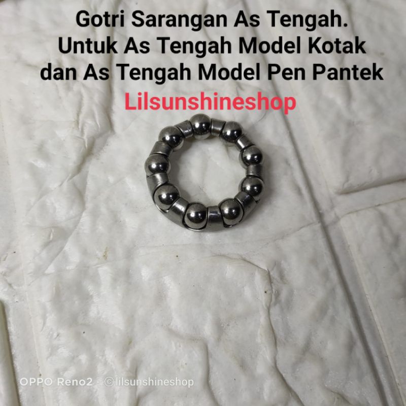 Gotri Peloran Sarangan As Tengah Kotak dan As Tengah Pen Pantek