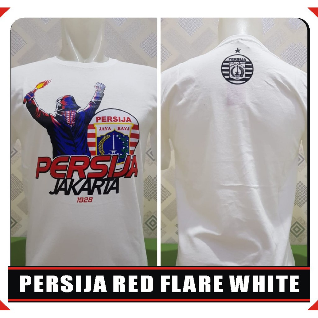 KAOS PERSIJA RED FLARE WHITE