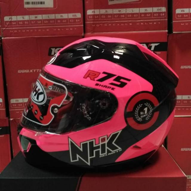 Helm NHK GP 1000 R75 PINK flourecen