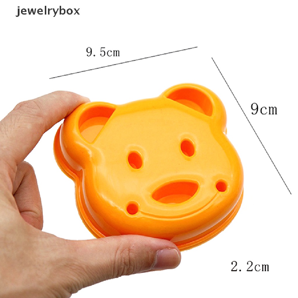 (jewelrybox) Cetakan Kue / Roti / Sandwich / Cookies Bentuk Beruang Kartun