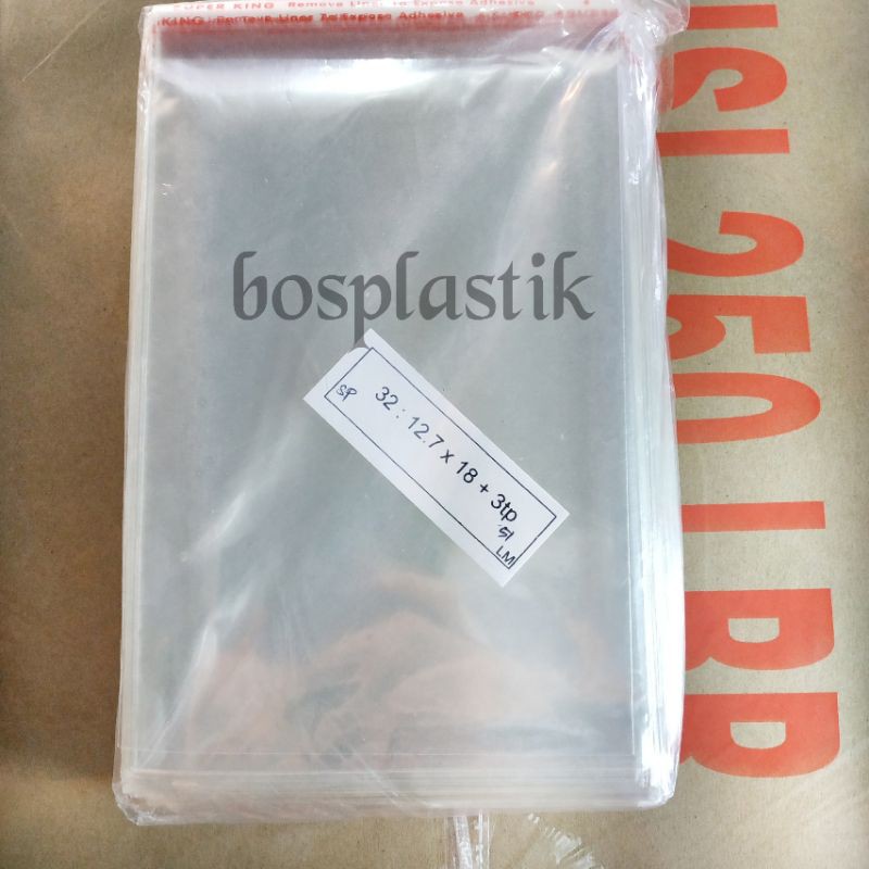 

Plastik OPP Lem / Seal Uk 12.7x18 (isi 500 Lembar)