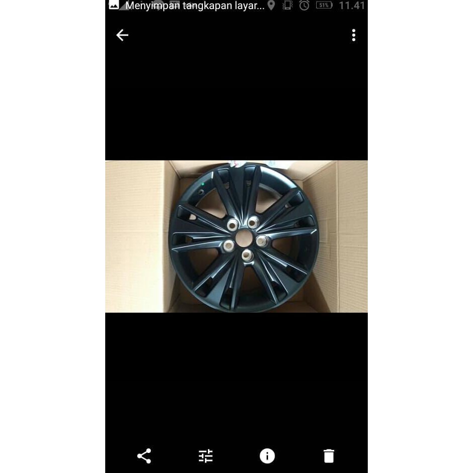 CUCI GUDANG Velg Innova Venturer + Dop original toyota harga Per Biji