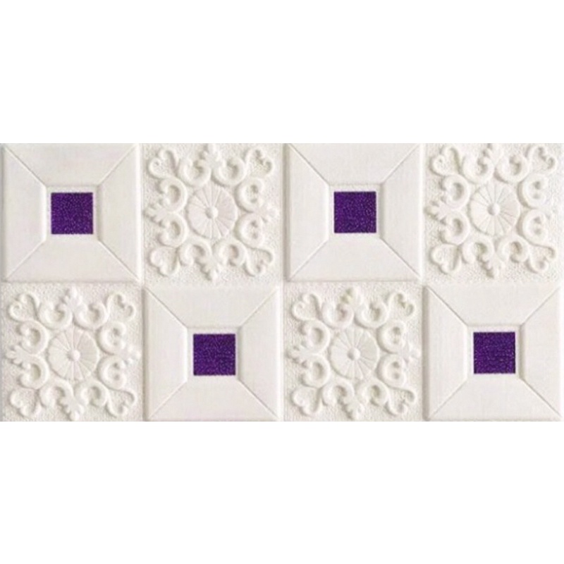 Wallpaper dinding 3D foam motif batik premium-4