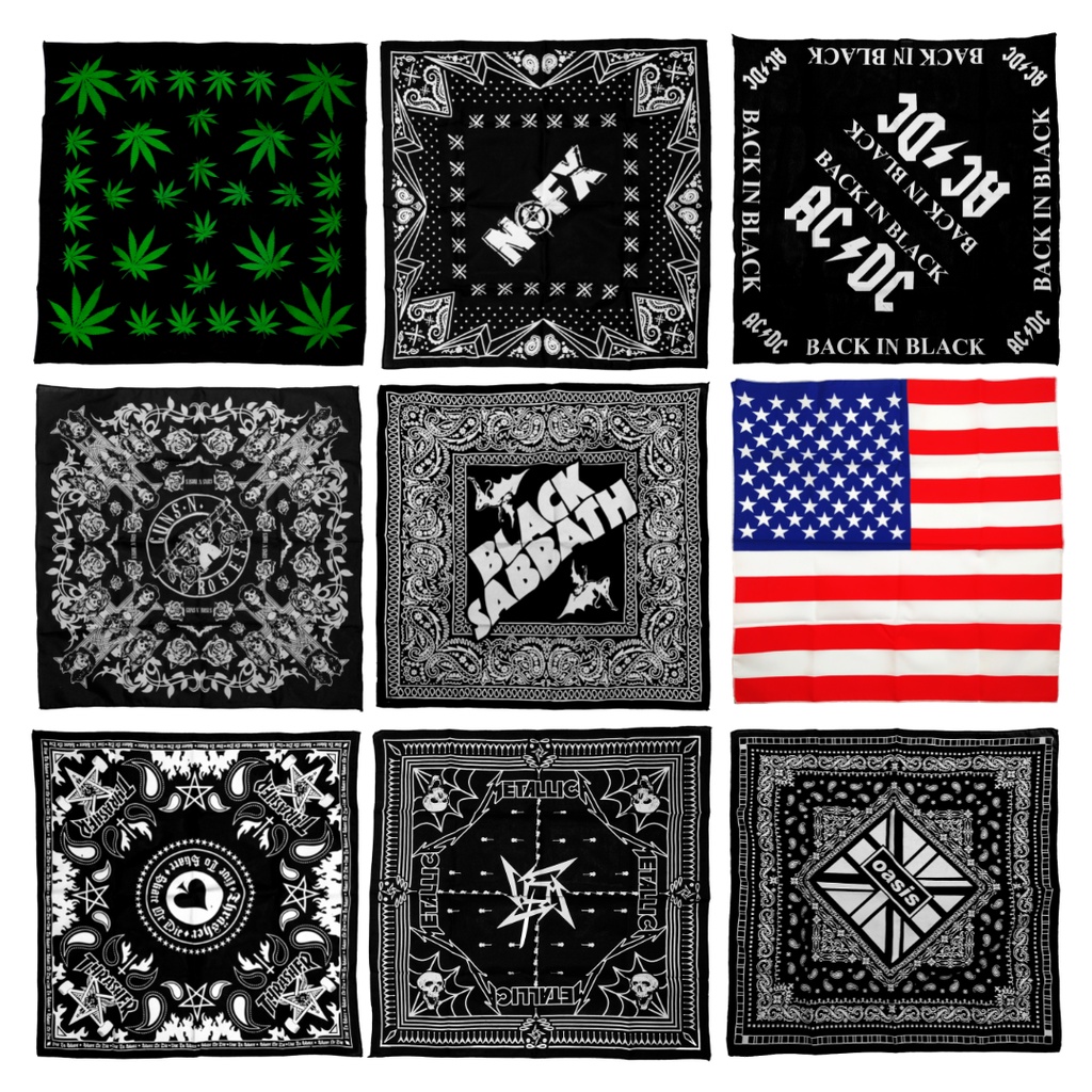 Slayer Bandana Sal Music Premium Quality [FREE STICKER] - The Muds Official