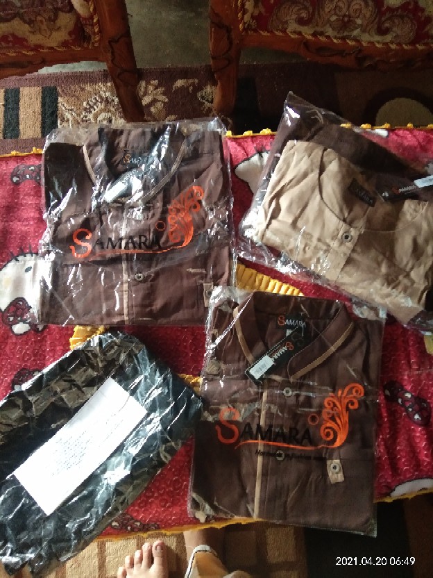 Sarimbit Couple Keluarga Muslim Samara G05 Choco Brown