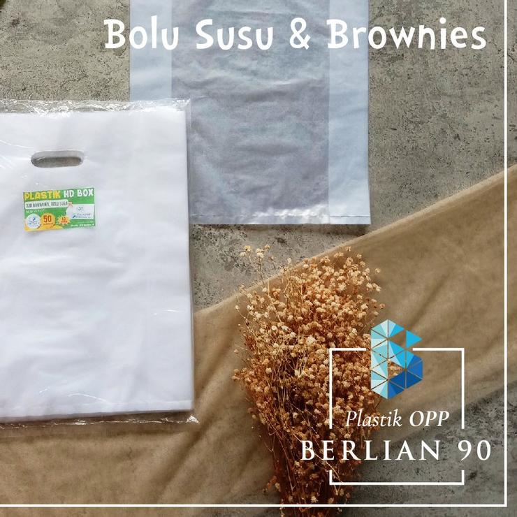 ♝ Plastik HD Bolu Susu / Plastik HD Brownies isi 50 Lembar ➨