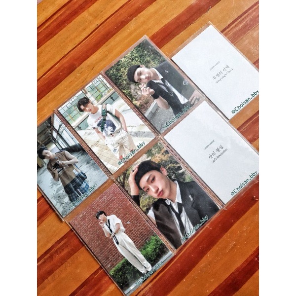 Photocard Choi San Ateez Part 1 Inception Diary Thanxx