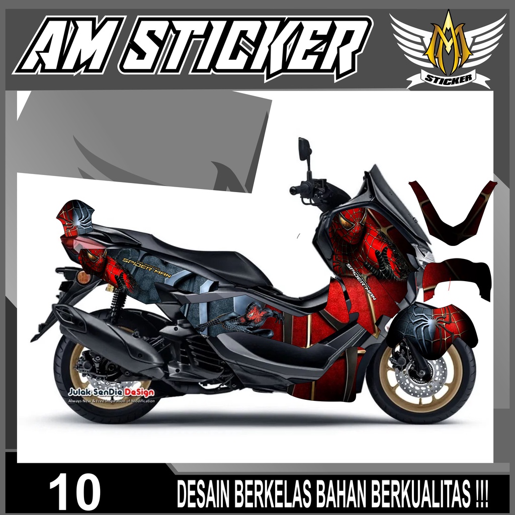 Decal stiker Full body Motor Yamaha Old Nmax 2015-2019 New Nmax 2020 2021 Elang Hawk Eagle