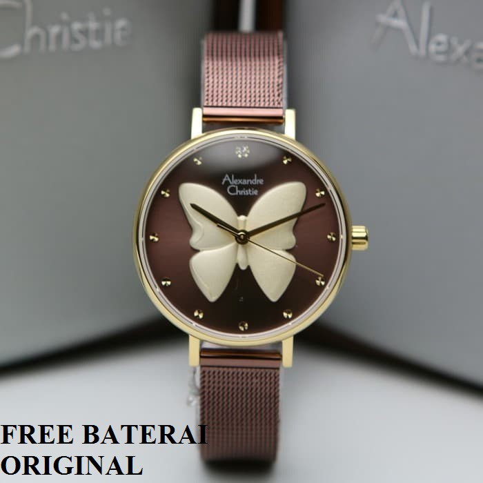 JAM TANGAN WANITA ALEXANDRE CHRISTIE AC 2850 ORIGINAL GARANSI RESMI 1 TAHUN