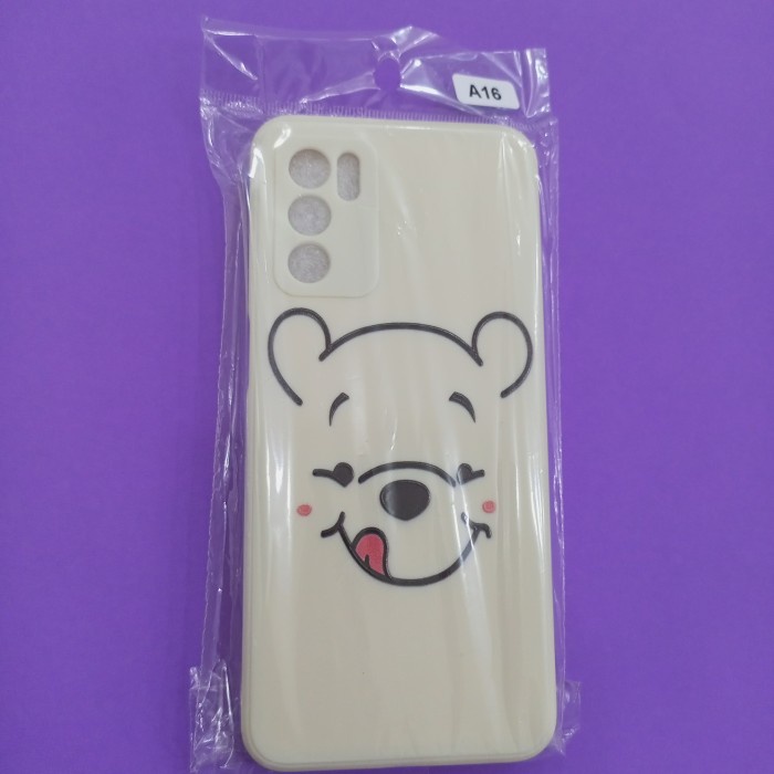Softcase Motif Lensa Oppo A16