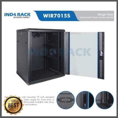 Wallmount Rack Single Door 15U WIR7015S 700mm