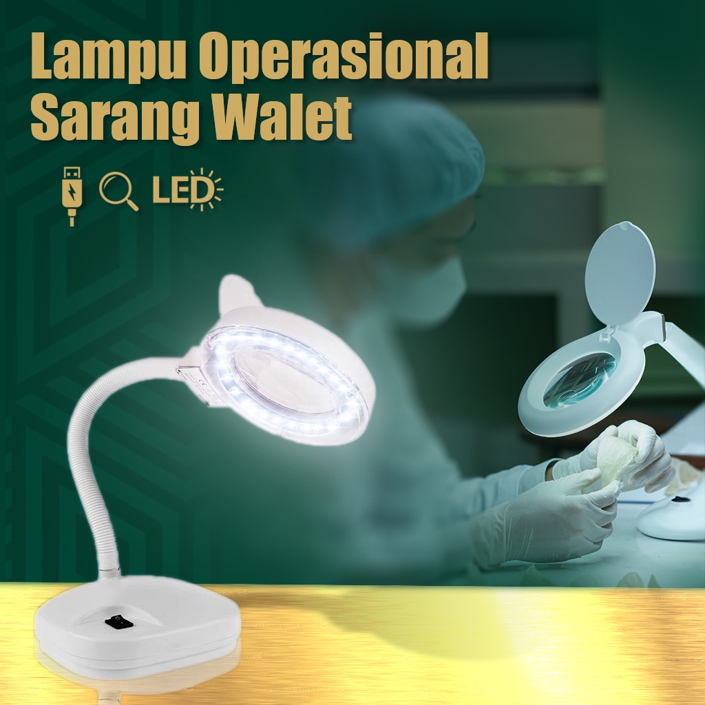 Toko Speaker Wallet - Lampu Meja Kaca Pembesar / Lampu Kaca Pembesar / Kaca Pembesar / Kaca Pembesar