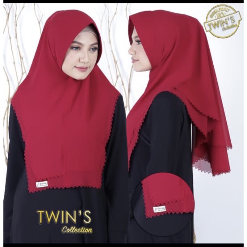 TWINS | Khimar LASER KOTAK AWLIYA