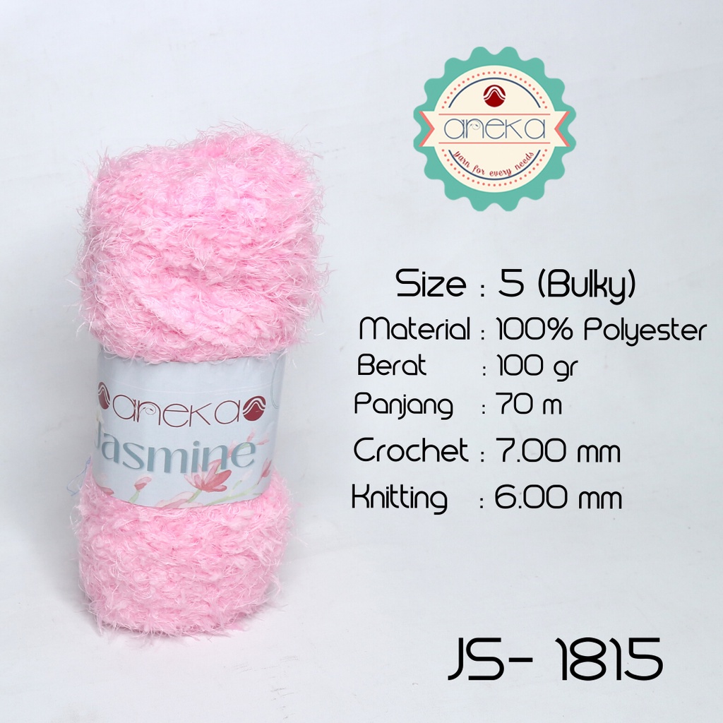 Benang Rajut Bulu Halus Jasmine Yarn / Cashmere Plush - 1815