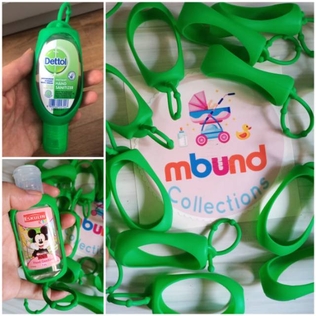 Gantungan cantolan kaitan hand sanitizer dettol eskulin nuvo dll 50 ml
