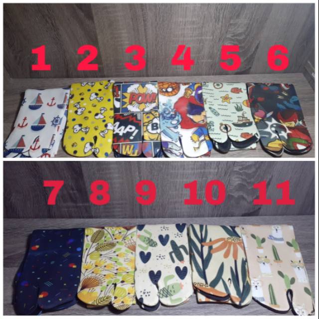 Kaos kaki printing - Jempol - Telapak Hitam - Bisa custom