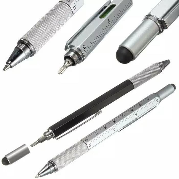 

TURUN HARGA pulpen multifungsi 6in1