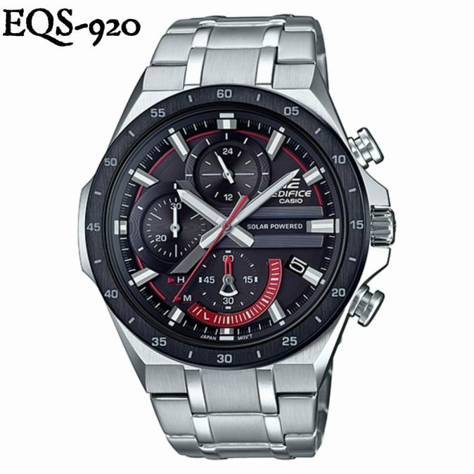 Jam Tangan Pria Merk Casio Edifice Type EQS-920 Original Solar Power