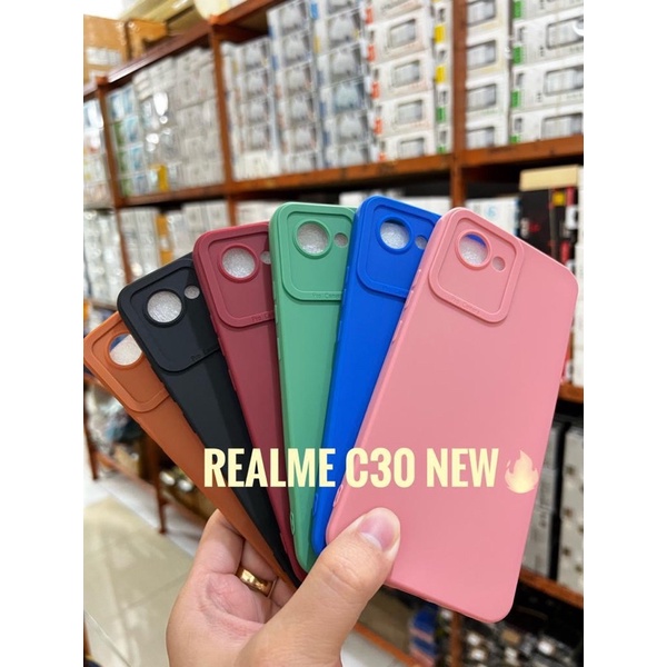 Softcase Pro Camera Realme C30 Candy Case Full Colour 3D Silicon TPU