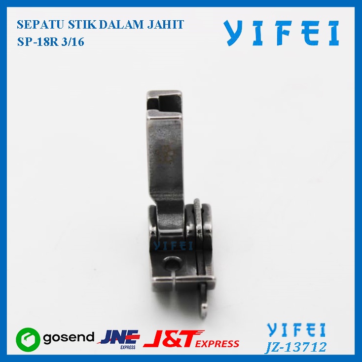 Sepatu sp-18 lidah hidup mesin jahit high speed industri jarum 1/SP-18R Sepatu Stik Kanan Mesin Jahit High Speed Industri/YIFEI-13712 - 1per16