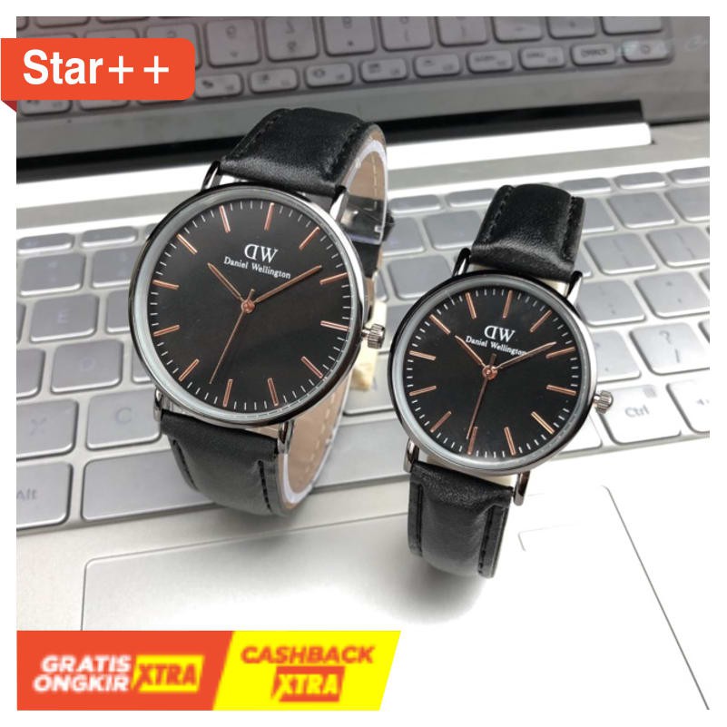 JAM TANGAN WANITA MURAH BATRE AWET UNIK IMPORT BARU / ［Ready Stock］Jam tangan couple kulit pria