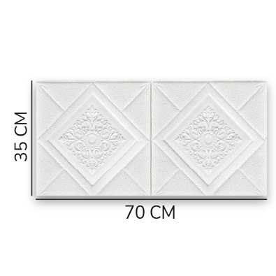 Murah Hemat Paket 10 Lembar Wallpaper Dinding 3D Foam Stiker Dinding Plafon Waterproof Kedap Suara-10 PCS TATAMI 4MM