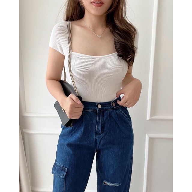 HERLAST 8968 DENIM JOGGER / CELANA DENIM JOGGER PANTS WANITA SANTAI