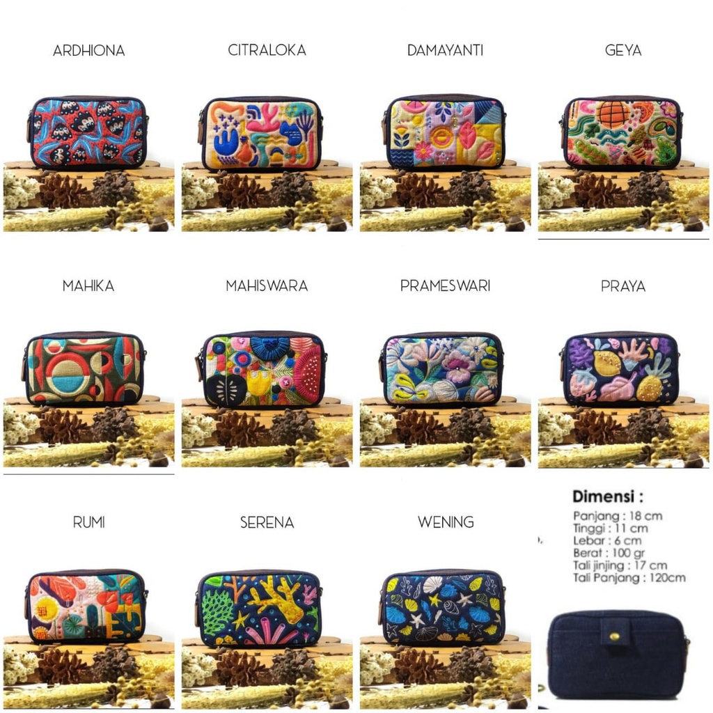 MUDAGAYA PUSPITA  - Dompet HP Selempang Serbaguna Cantik Lucu Fashion